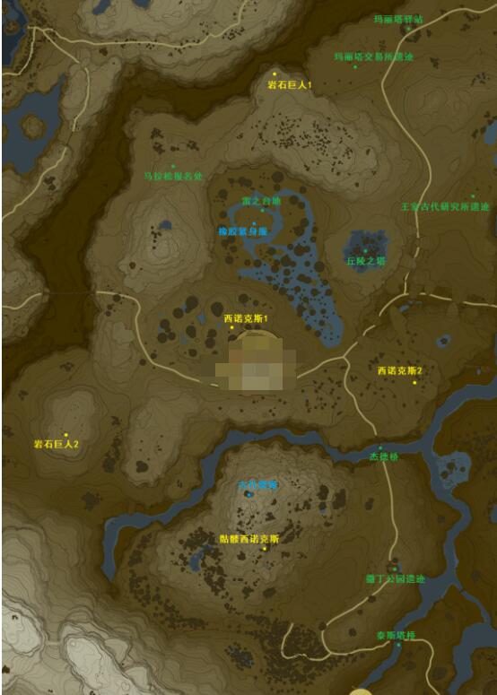 小编教你塞尔达传说：旷野之息丘陵之塔全收集指南。 