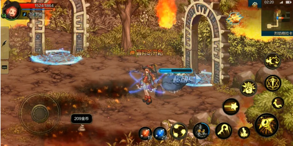 地下城与勇士M魔道学者加点与连招分享