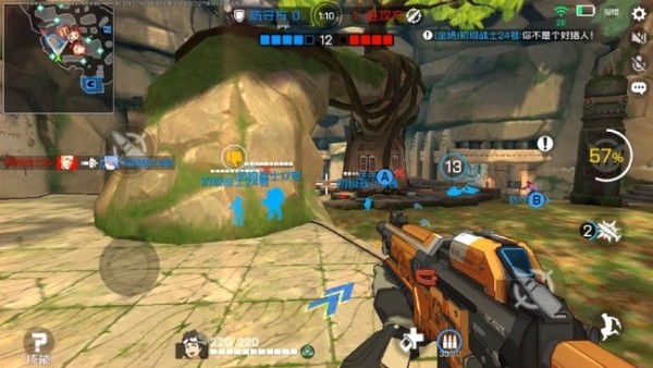 王牌战士防守方站位分析