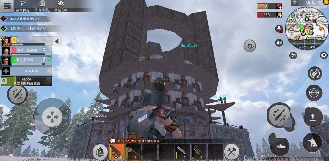 王牌战争中莲花房搭建方法步骤