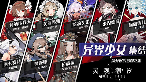 分享灵魂潮汐角色图鉴。 