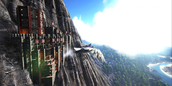 分享方舟生存进化悬壁平台材料与制作分享。 