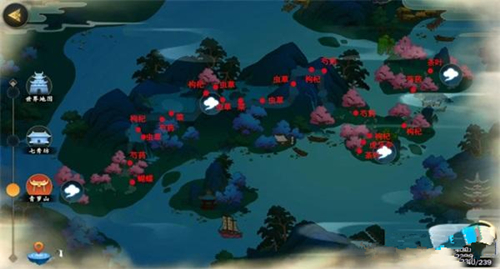 剑网3指尖江湖七秀好感度道具资源点介绍