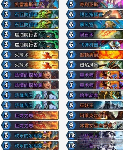 今天分享炉石传说砰砰计划弃徒火球控制法卡组分享。 