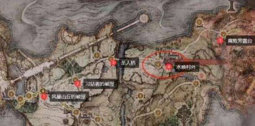 艾尔登法环水唤村在哪里?艾尔登法环水唤村位置介绍