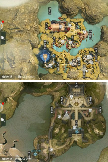 小编分享《楚留香》手游11月1日坐观万象打坐点位置详解。 