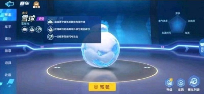 跑跑卡丁车手游雪球车技能与获取方法详解