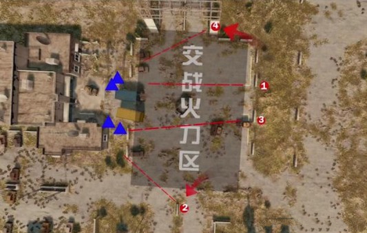 刺激战场多人组队拉枪线打法分享