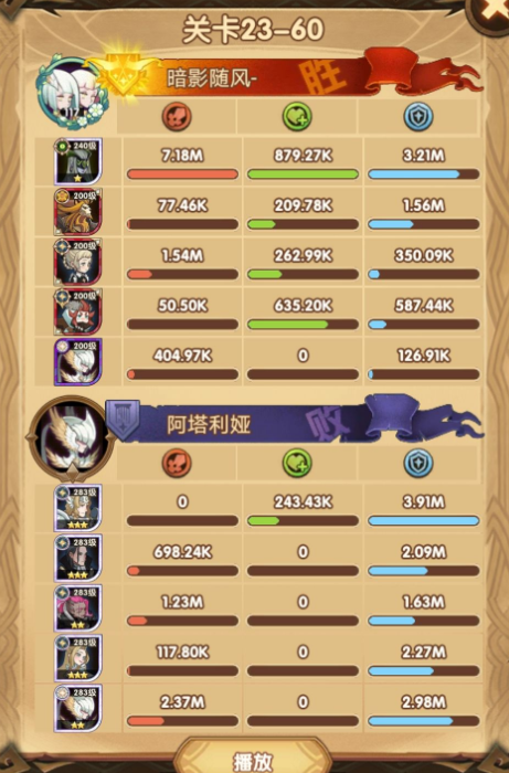 剑与远征新版本23-60打法分析