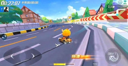 跑跑卡丁车拖漂巧过U型弯通关攻略