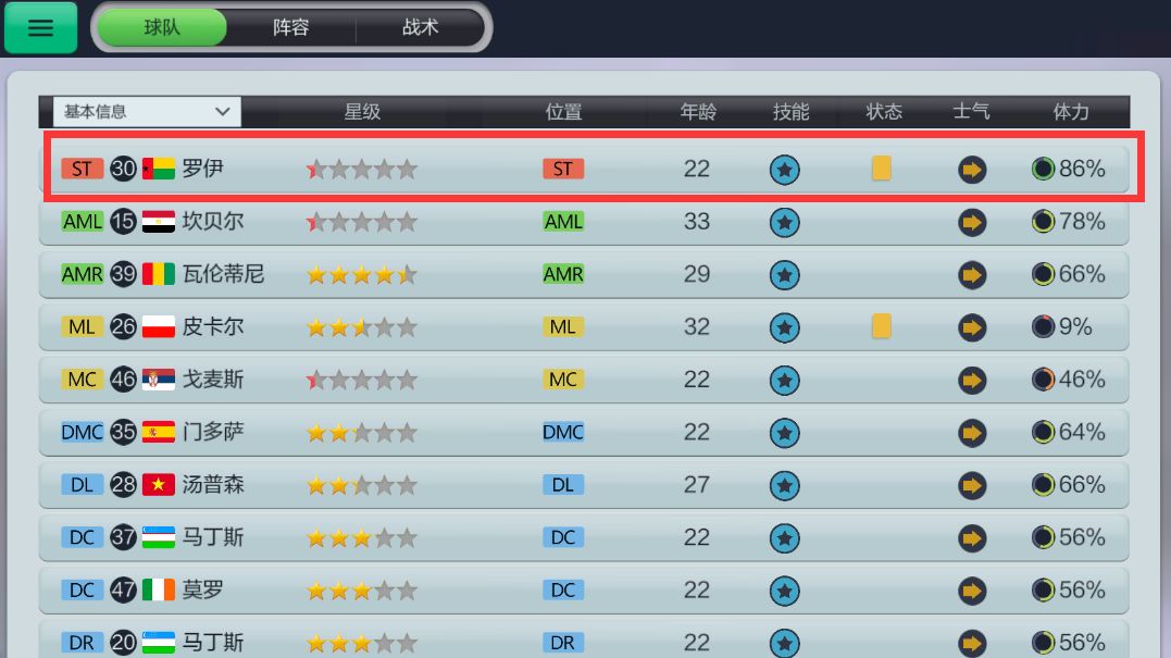 足球梦工厂球员信息与养成方法攻略