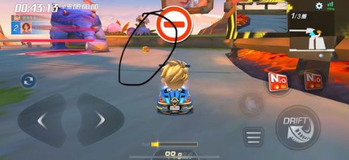 跑跑卡丁车手游在火山口附近搜寻宝藏攻略