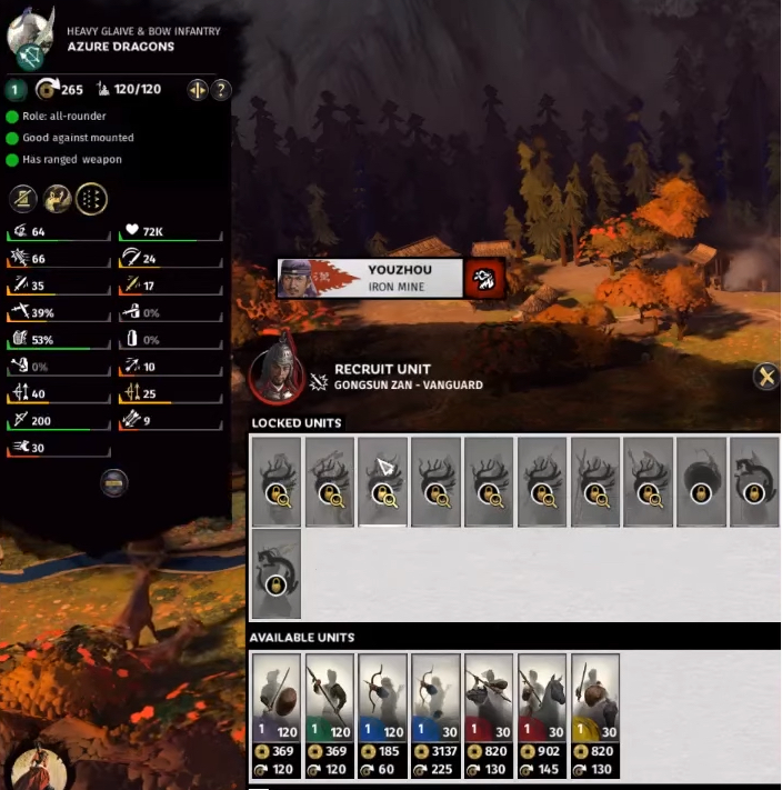 全面战争三国全部顶级兵种属性详解