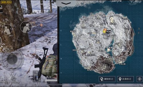 《刺激战场》中利用脚印的方法分享