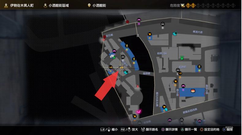 我来教你如龙7捏捏乐位置攻略。 