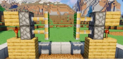 我的世界自动红石活塞门怎么建造?我的世界自动红石活塞门建造方法