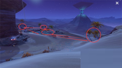 原神柽木怎么快速收集？原神柽木快速收集路线图一览