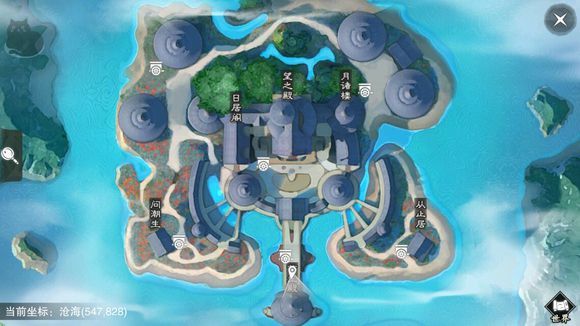 《楚留香》手游12月21日坐观万象打坐点位置分享