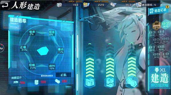 超次元大海战航母配方与建造概率提升攻略