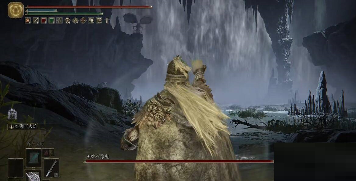 分享艾尔登法环英雄石像鬼怎么打。 