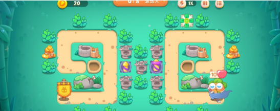 分享保卫萝卜4卧兔藏龙第28关怎么过。 