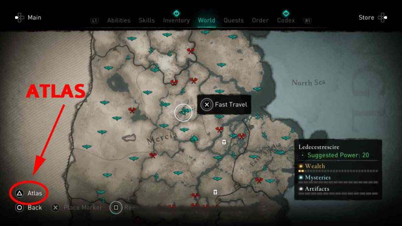 刺客信条英灵殿如何回挪威 刺客信条英灵殿地区切换方法