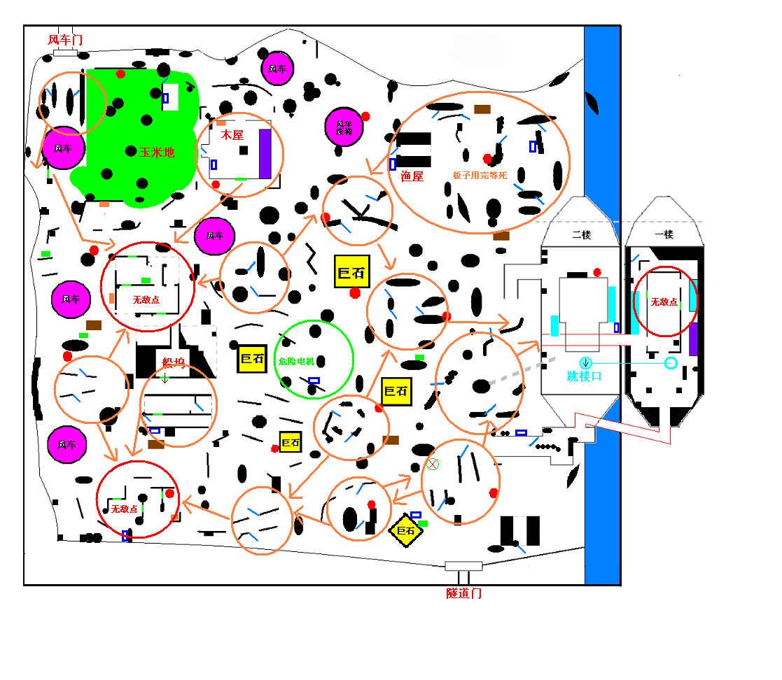 《第五人格》手游地图平面图大全