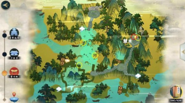 剑网3指尖江湖胭脂点雪与神秘游侠位置一览