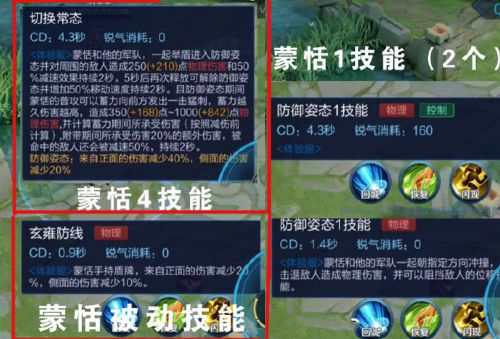 王者荣耀蒙恬技能介绍