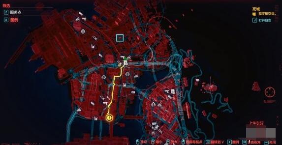 赛博朋克2077服务点位置介绍 赛博朋克2077攻略