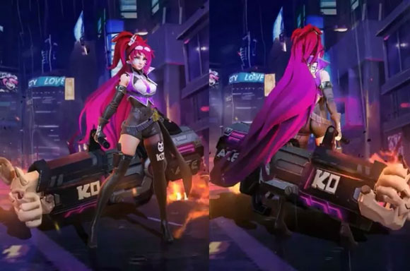 《王者荣耀》孙尚香杀手不太冷皮肤改版特效图文分享