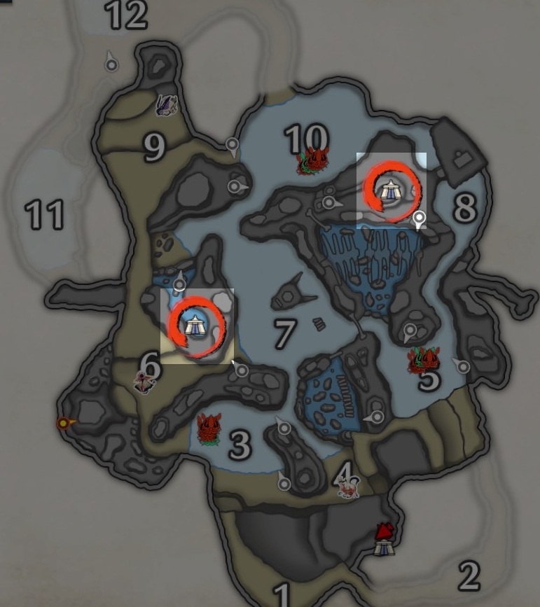 怪物猎人崛起营地位置汇总 怪物猎人崛起各地图营地位置图