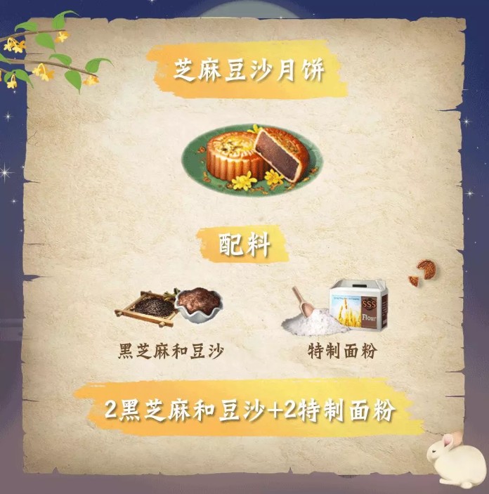 明日之后四种月饼食谱与制作技巧攻略