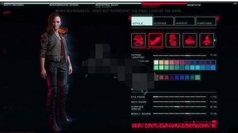 赛博朋克2077角色自定义机制详解