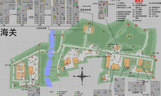 今天分享逃离塔科夫海关地图撤离点在哪。 