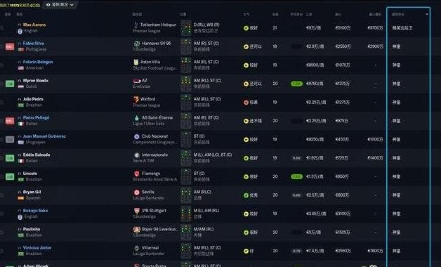 足球经理2020怎么搜索球员 足球经理2020搜索球员的教程攻略