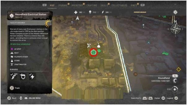 消逝的光芒2水塔及发电站设施在哪里？消逝的光芒2水塔及发电站设施位置介绍