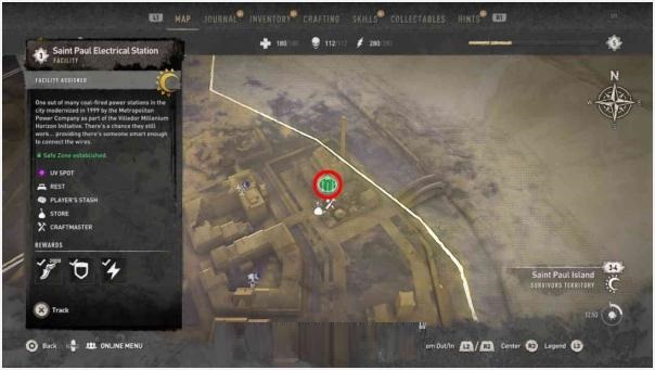 消逝的光芒2水塔及发电站设施在哪里？消逝的光芒2水塔及发电站设施位置介绍