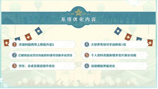 原神1.4版本游戏有什么优化 原神1.4版本游戏优化内容一览