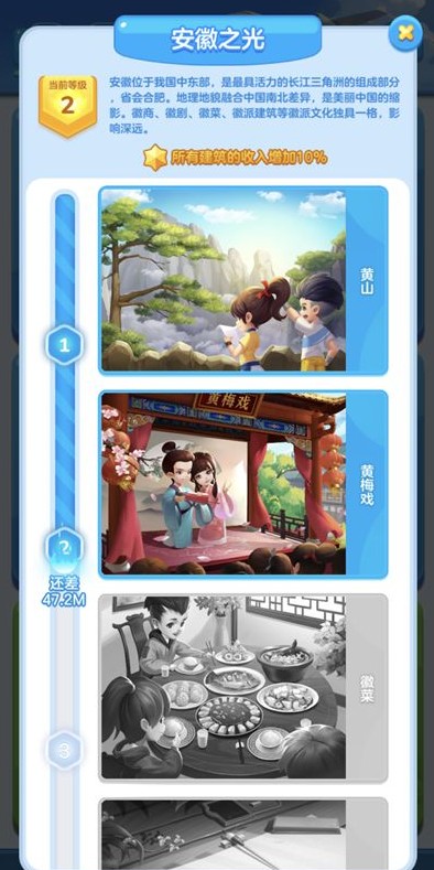 家国梦地区之光加成与升级发展攻略