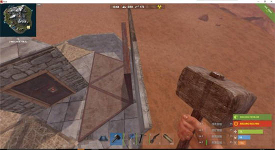 rust腐蚀双层防炸地基怎么建 伪分离和双层防炸地基教学