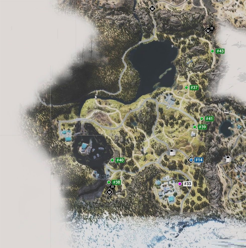 往日不再地图全开 往日不再重要地点采集点位置标注