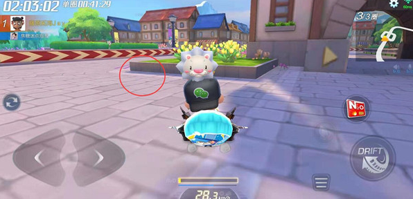 跑跑卡丁车中手指状赛道宝箱获取方法