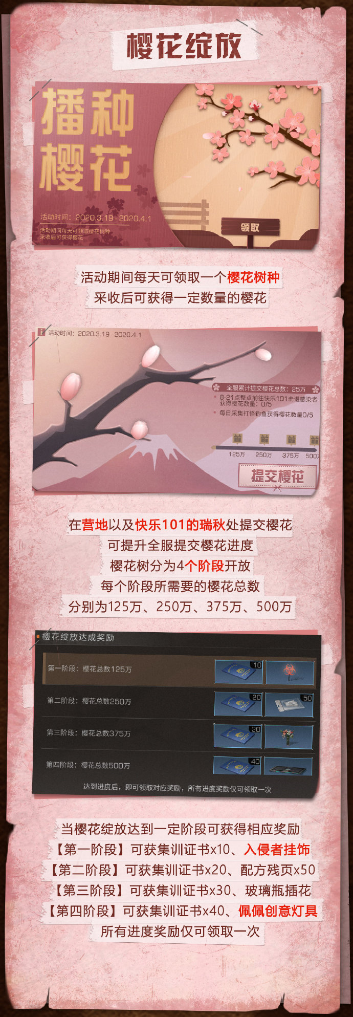 明日之后樱花播种方法