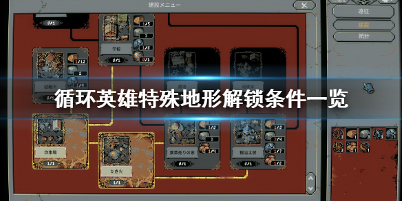 循环英雄特殊地形怎么解锁？循环英雄特殊地形解锁条件