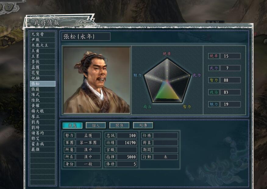 三国志11威力加强版张松如何使用 三国志11威力加强版张松使用方法