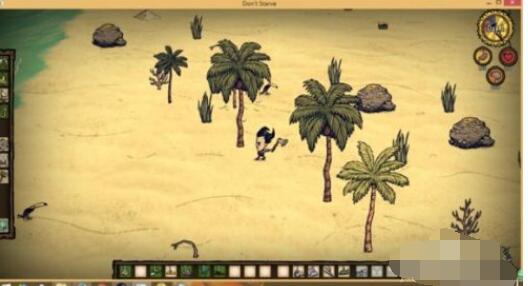 教你饥荒海难如何吃椰子。 