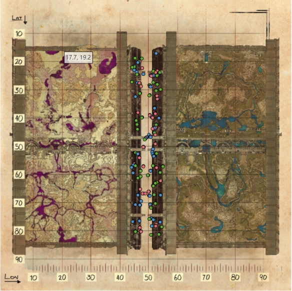 方舟创世纪2资源点分布图 方舟生存进化创世纪2资源在哪？