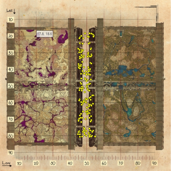 方舟创世纪2资源点分布图 方舟生存进化创世纪2资源在哪？