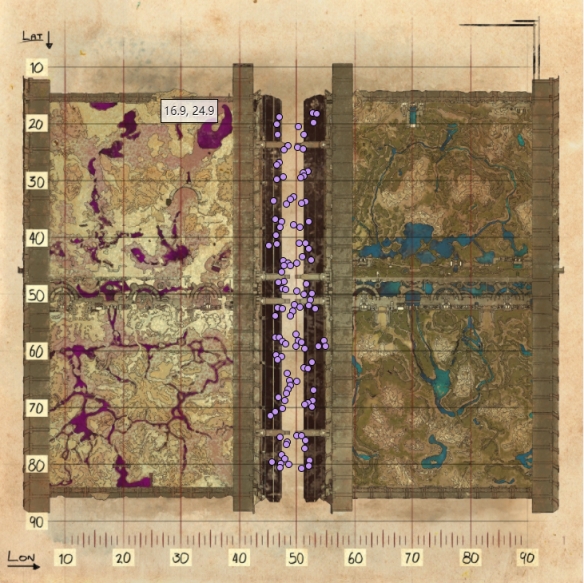 方舟创世纪2资源点分布图 方舟生存进化创世纪2资源在哪？